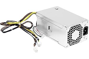 250W Adjustable Power Supply for HP ProDesk 280 600 800 G3 and 480 400 G4, D16-250P1A Model with Active Cooling, Overvoltage 