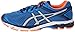 ASICS Men's GT 1000 4 Running Shoe, Electric Blue/Silver/Flash Orange, 9.5 M US