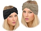 Winter Headband for Women - Knitted Headwrap - Wide Warm Headbands - by CoverYourHair