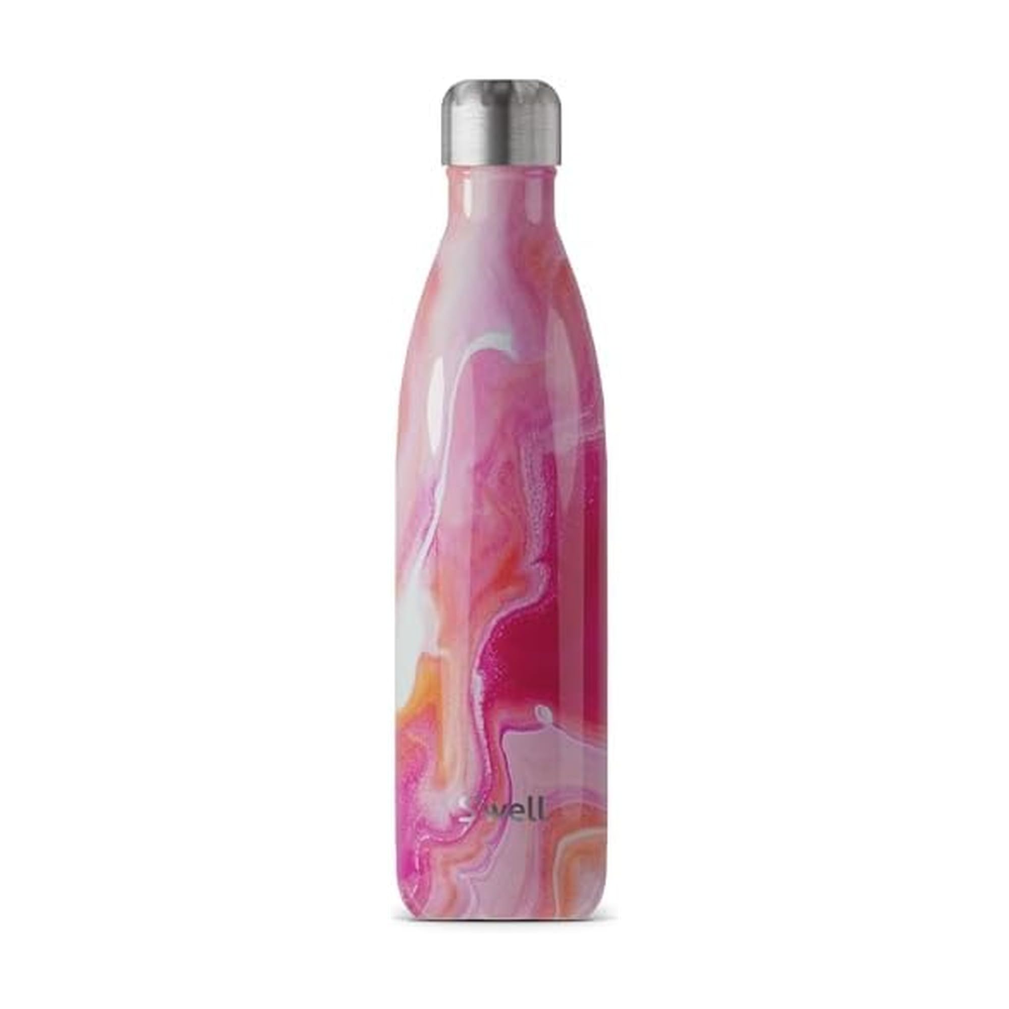 S'well Stainless Steel Water Bottle, 25oz, Rose Agate, Triple Layered Vacuum Insulated Containers Keeps Drinks Cold for 48 Hours and Hot for 24, BPA Free, Perfect for On the Go Image