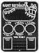 Birthday Milestone 9 inch by 12 inch Chalkboard Style Reusable Metal Photo Prop for Babies and Toddlers - Customizable with Liquid Chalk Markers (Not Included), HDG-1015