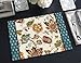 CounterArt Paper Placemat, Boho Chic, 24-Pack