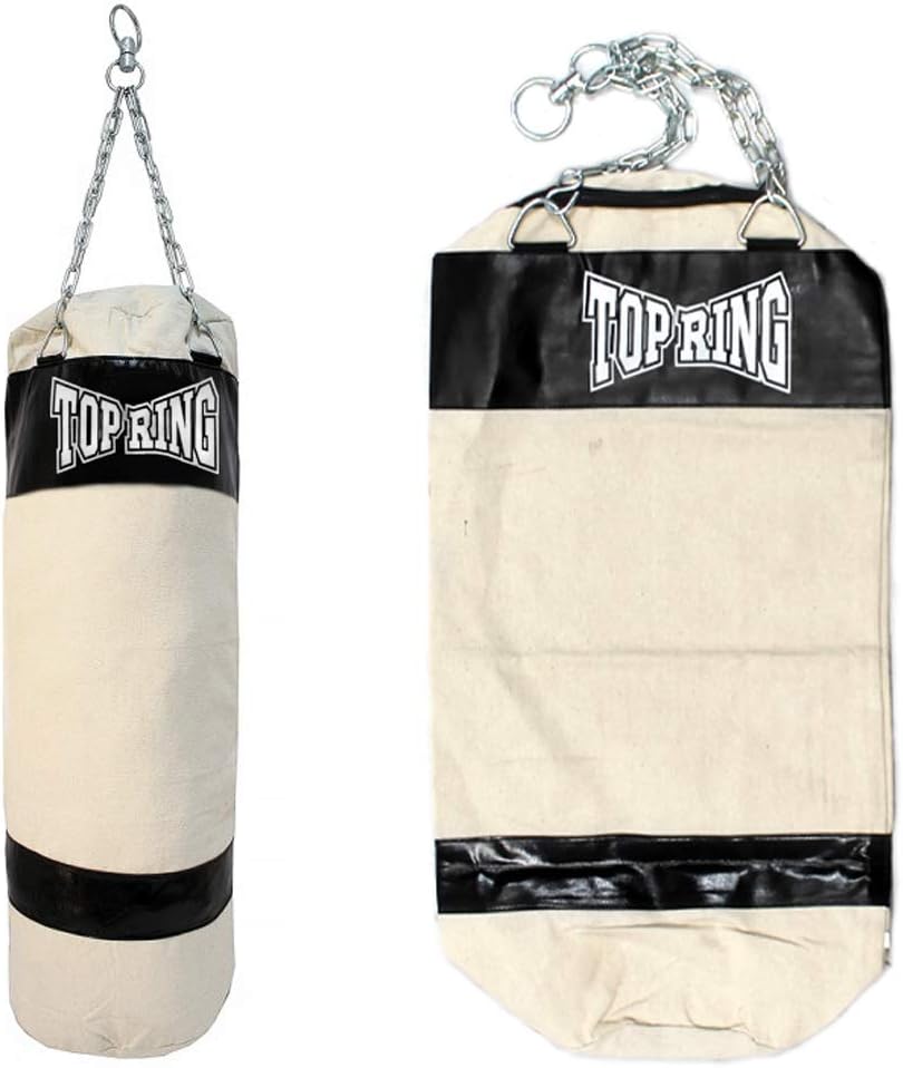 Top Ring Heavy Duty Empty Canvas Boxing Punching Bag Bag