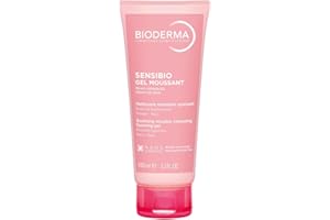 Bioderma Sensibio Micellar Cleansing and Makeup Removing Foaming Gel for Sensitive Skin, 3 33 Fl Oz