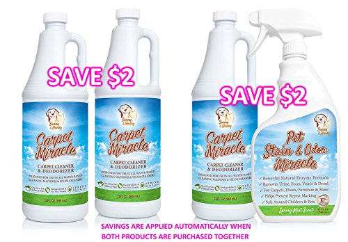 Carpet Miracle - Carpet Cleaner and Deodorizer Solution