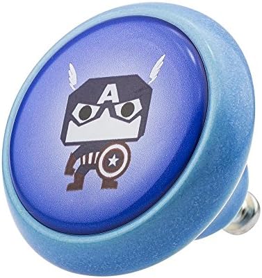 Ceramic Furniture Cabinet Knob Handle Super Hero Captain America 03460B More Than 2 0 Design Patterns Colours Drawer Pulls for Kids Nursery Kitchen Home Decoration