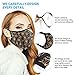 ANALAN Mouth Mask Anti Pollution Dust Mask Washable And Reusable Mask For Flu Pollen Allergies Somke (Gold Life Flower)),