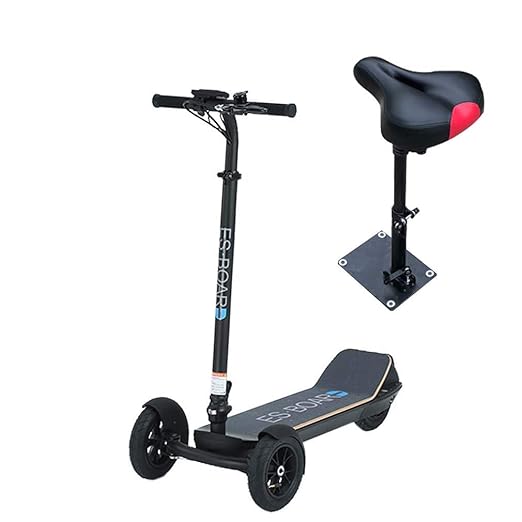 patinete de tres ruedas con asiento