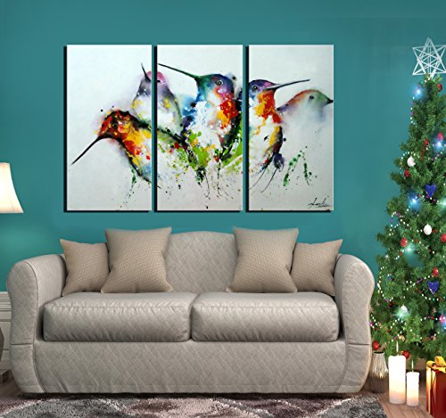 ARTLAND Modern 100% Hand Painted framed Wall Art