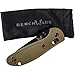 Benchmade - Mini Griptilian 557 Knife, Serrated Tanto, Coated Finish, Sand Handle