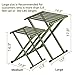 BoWen Portable Folding Stool, Super Strong Heavy Duty Outdoor Folding Chair Hold up to 650 lbs, Unfold Size 13.9(L) x14.3(W) x17.8(H) Inch Pack of One (Large)thumb 4