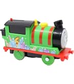 Thomas Y Sus Amigos Percy – Tren Motorizado Con Vagón De Carga, Con Pilas Y Narración De Historias