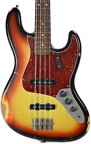 Nash JB-63 3-Tone Sunburst Medium Aging w/Tortoise Pickguard &amp; Lollar Pickups