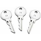 3-Pack 1D Replacement Ignition Keys &ndash; Compatible with Mercury Marine Outboard &amp; Arctic Cat Snowmobiles, Pre Cut to your Code 1A-2F