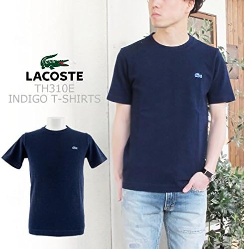 Amazon ラコステ Lacoste Th310e インディゴ Tシャツ 半袖 メンズ Sk 4 メンズl 3gf ブルーインディゴフォンス Tシャツ カットソー 通販