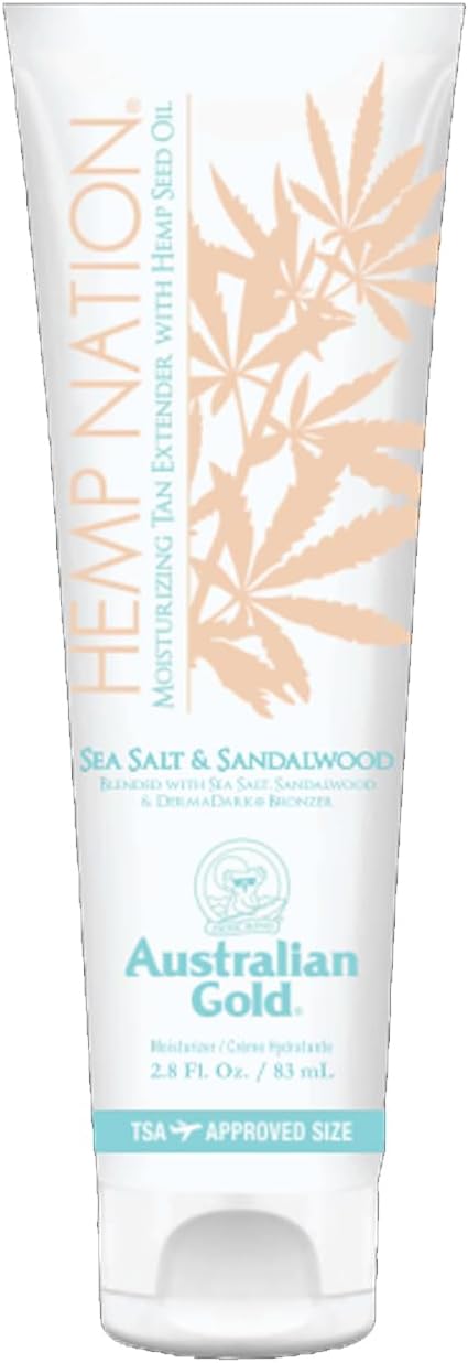 Australian Gold Hemp Nation Sea Salt Sandalwood 83ml Tanning Lotion