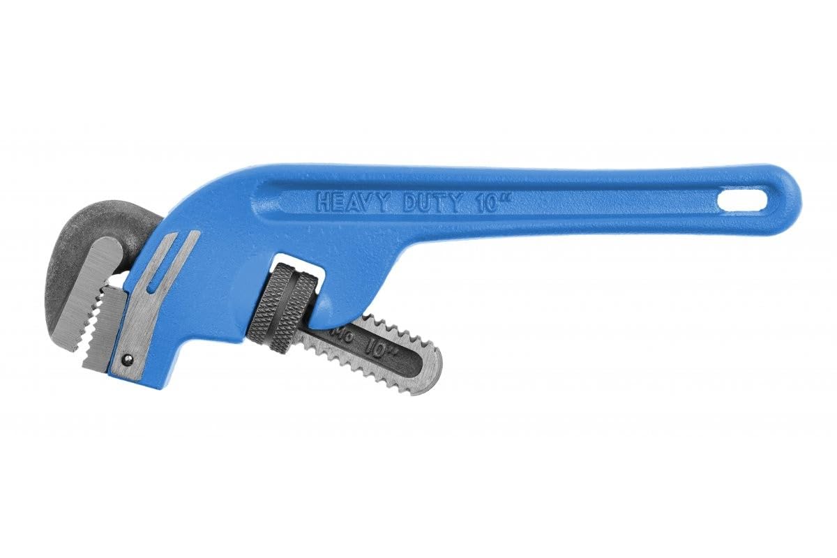 Högert Technik - Stillson Pipe Wrench, Bent 300 mm, 12 inches, Water Pump Pliers for Professional and DIY Enthusiasts, Repair of Sewage or Heating Pipes