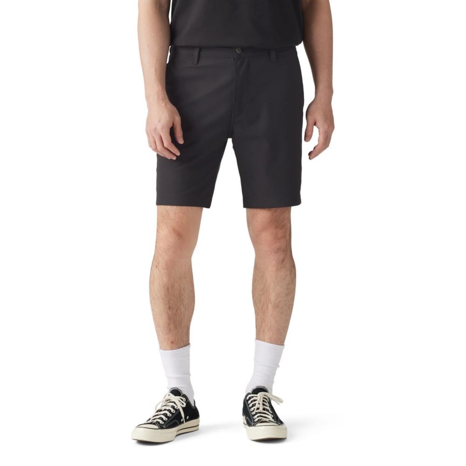 Photo 1 of Levi's Men's XX Chino Tech Shorts, Black Boots Warp Knit