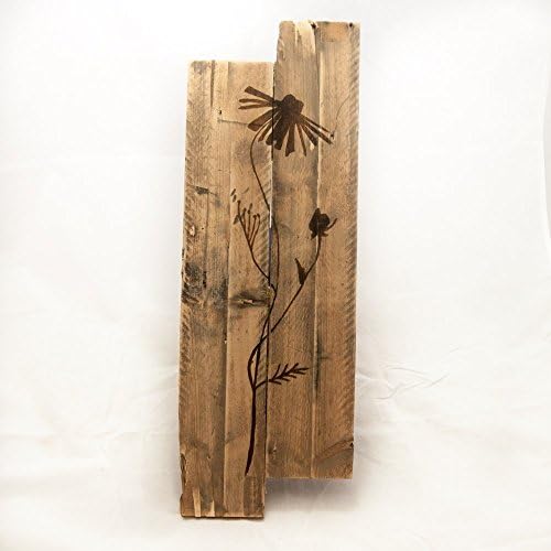 Bathroom decor Bathroom art Hallway decor Entryway decor Rustic wall decor Woodland wall decor Woodland nursery Flower art Pallet wall art