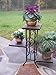 4D Concepts 3-Tier Plant Stand with Slate Top, Metal/Slate