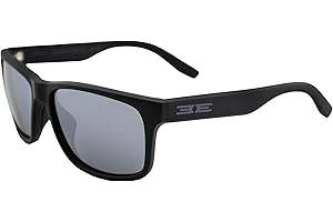 Epoch Eyewear Delta Golf Sport Riding Sunglasses Black Frame Smoke Polarized Lenses