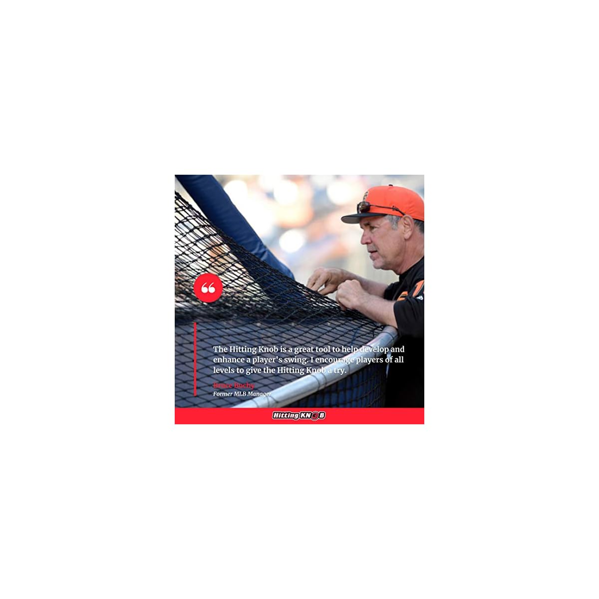 Hitting Knob A Baseball & Softball Swing Training Bat Weight, Attaches to Knob End of Bat