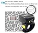 Eyoyo Portable Wearable Ring Barcode Scanner 1D Reader Mini Wireless Finger Barcode Scanner Compatible for iOS/Android 4.0+/Windows/Mac OS