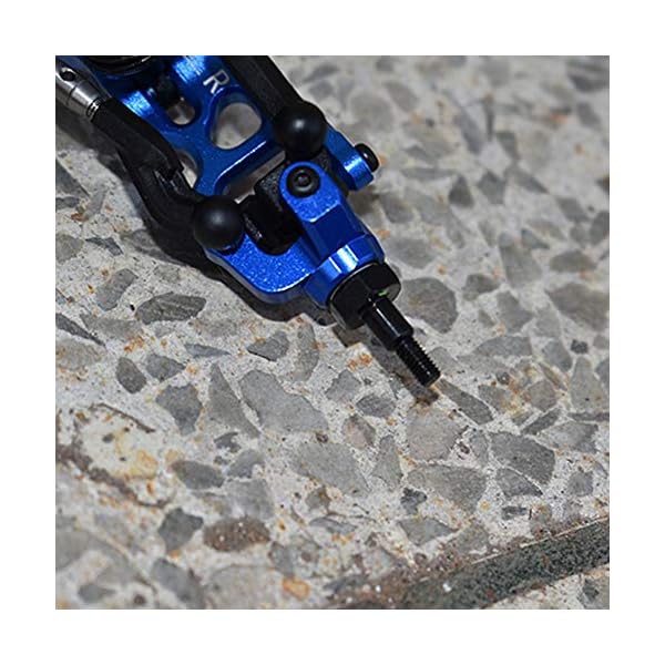 Hrsptudorc Achs Schenkel Vorne Aus Metall für LOSI 1/18 -T 2.0 2WD Stadion LKW RC Auto Verbessert Teile, 4 – Bild 6