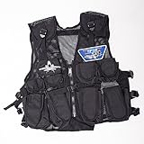 Kids Top Gun Jet Pilots Stealth Combat Vest, Fits Ages 5-12 Yrs