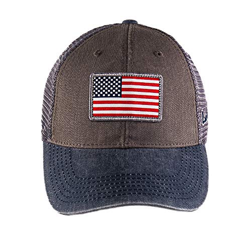 Black Clover USA Flag Patch Adj Cap Gray Navy Pricepulse