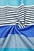 Anermy Women Summer Casual V Neck Short Sleeve Stripe Pocket T-shirt Top