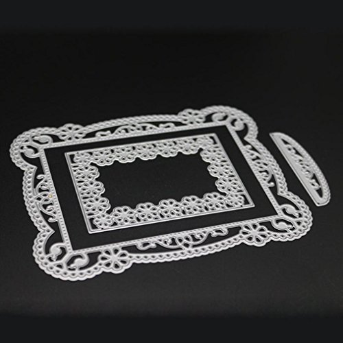 LiPing New Flower Heart DIY Exquisite Modeling Metal Cutting Dies Stencils Creative Cutting Dies Stamp Stencils Scrapbooking Photo Album Greeting Gift Card Decor Craft (A) - Thumbnail 4