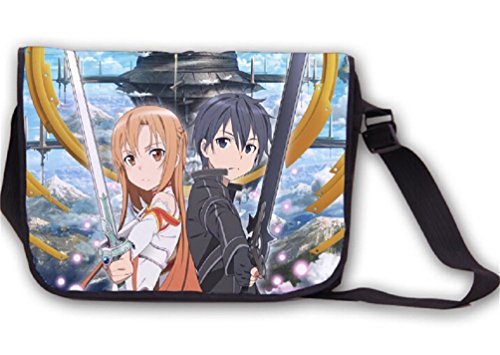 Siawasey Sword Art Online Anime Kirigaya Kirito Messenger Bag Backpack Shoulder Bag - Image 101