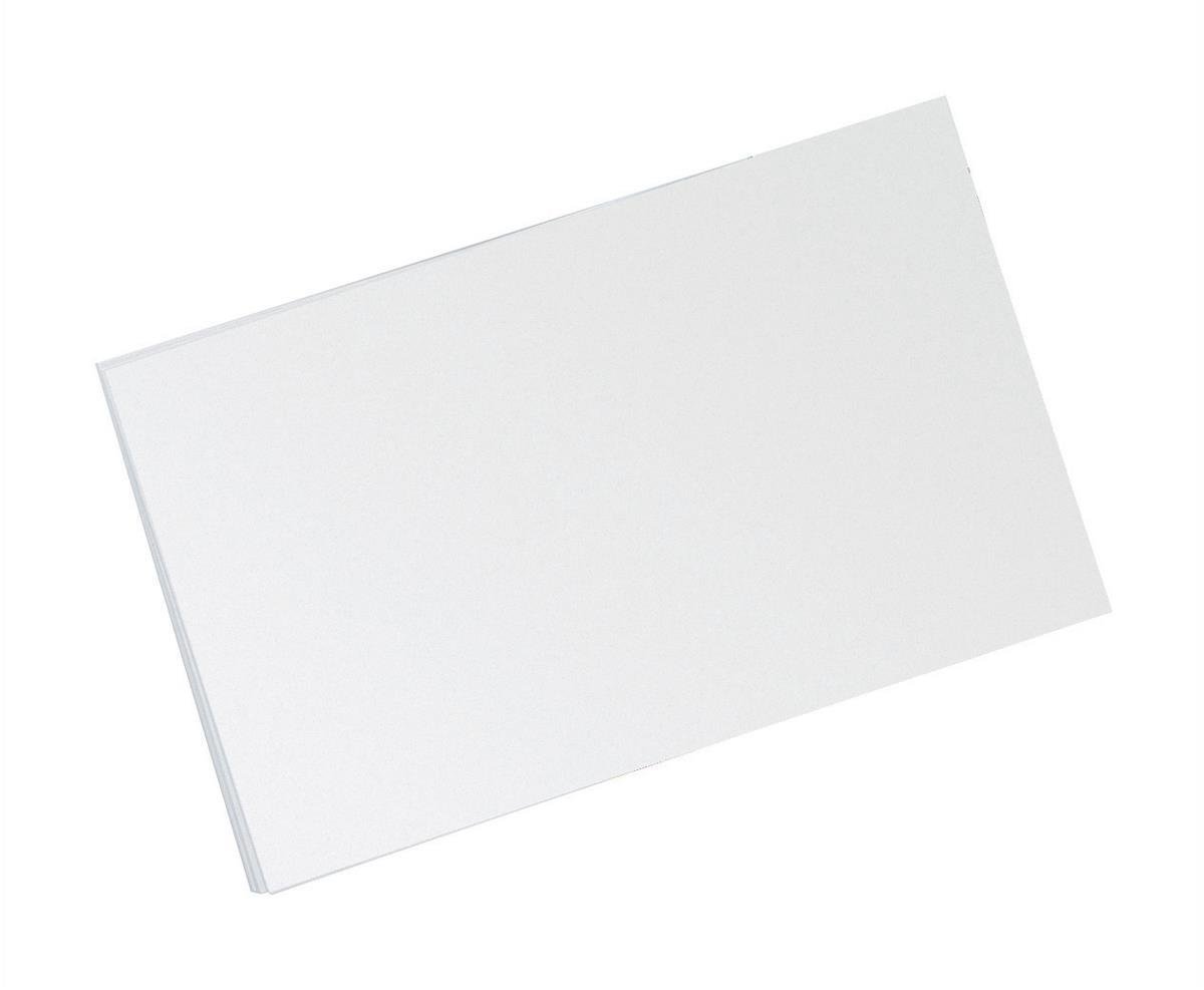 5 Star Record Card Smooth Blank 203x127mm White [Pack of 100]