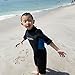REALON Kids Wetsuit for Toddler Girls Boys and Youth,3mm Neoprene Swimsuits Children Wet Suits 2mm Shorty/Full Long Sleeve Back Zip in Cold Water Warmth for Swimming Diving Jet Skiing Surfing
