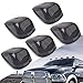 Cab Marker Lights Cover,YITAMOTOR Smoke Roof Clearance Lights Cover Lens Aftermarket Replacement Compatible for 1999-2016 Ford F150 F250 F350 F450 F550, Super Duty