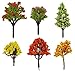 Fyess About 30pcs Mixed Model Trees 1.5-5 inch(4 -12 cm), Diorama Models, Model Train Scenery, Architecture Trees, Model Railroad Scenery with No Stands