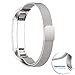 Fitbit Alta (HR) Bands, No1seller Magnetic Milanese Loop Stainless Steel Magnet Closure Lock Bracelet Strap Band Watch Band For Fitbit Alta and Fitbit Alta HR Fitness Tracker