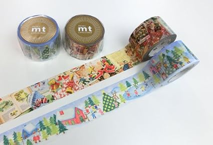 Amazon Mt マスキングテープ クリスマス 13 30mm クリスマスコラージュ マスキングテープ 文房具 オフィス用品