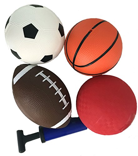 5 Inflatable+Basketball+Volleyball+Bo+Toys