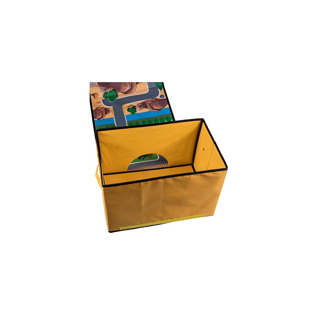  Clever Creations Collapsible Toy Storage Organizer and Play Mat for 