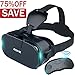 VR headset with Bluetooth Remote Controller AOINE F3 Virtual Reality Headset / Gamepad for Large Viewing Immersive Experience VR Goggles 3D Movies / Games in Smartphones with 4.7-6.2 inch Screen