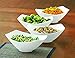Over-and-Back 4-Piece Porcelain Serving Bowl Set (4 Bowls)