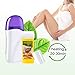 GULUBO Electric Depilatory Wax Heater Hair Removal Kit with 2 Hard Depilatory Wax & Paper, Portable Wax Warmer for Travel