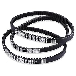 3 stks Go Kart Motor Aandrijfriemen, Rubber Transfer Riemen voor Yerf-Dog Go Karts Koppelingsriemen 203591-Q43203W-10052