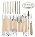 WINCAN 30PCS Clay Sculpting Tools Pottery Carving Tool Set - Includes Clay Color Shapers, Modeling Tools & Wooden Sculpture Knife