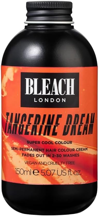 Bleach London Tangerine Dream Semi-Permanent Hair Dye Cream 150ml