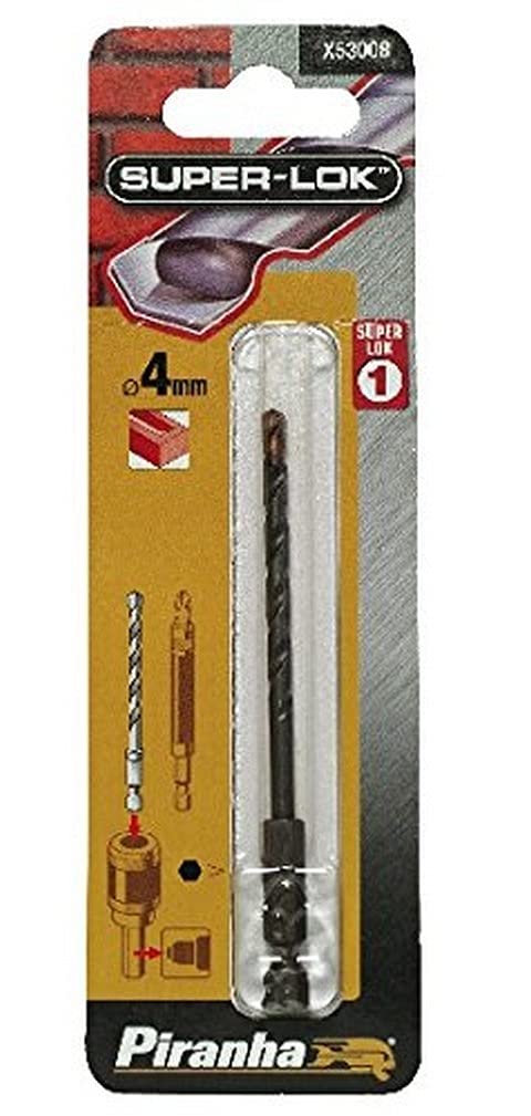 Piranha X53008-XJ 4mm Masonry Hex Shank Flute