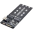 chenyang M.2 NVME to SFF-8654 ＆ NGFF SSD to SATA 2 in 1 Combo Adapter for Mainboard (Not Work NVME SSD to SATA)