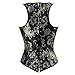 frawirshau Women's Gothic Steampunk Corset Bustier Waist Cincher Underbust Corset Vest Tank Top